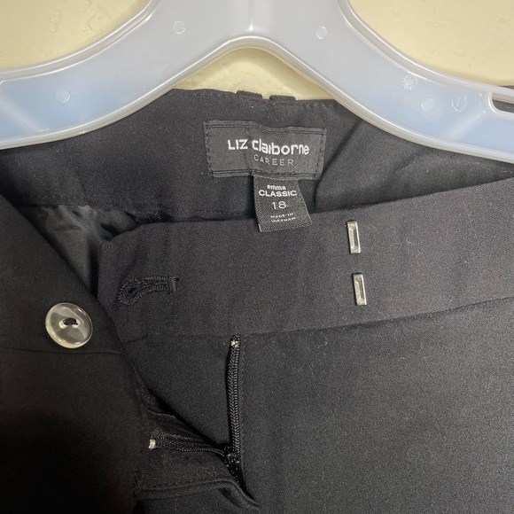 Liz Claiborne Career Emma Classic Pants Cotton Blend - Picture 3 of 5